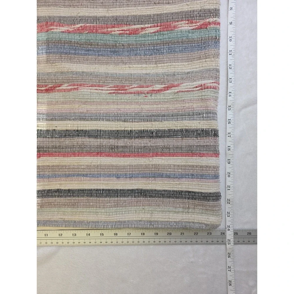 2 Pottery Barn 2012‎ Stripe Kilim Dhurrie Pillow Covers 24